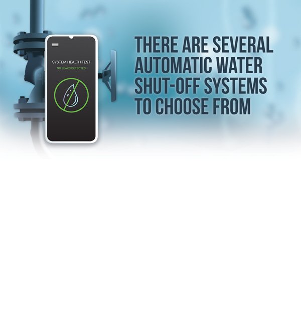 There are several automatic water shut-off systems to choose from.