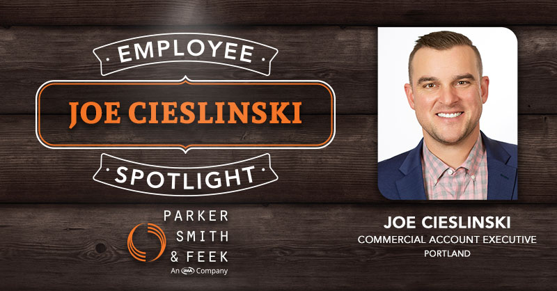 Parker, Smith and Feek Employee Spotlight, Joe Cieslinski